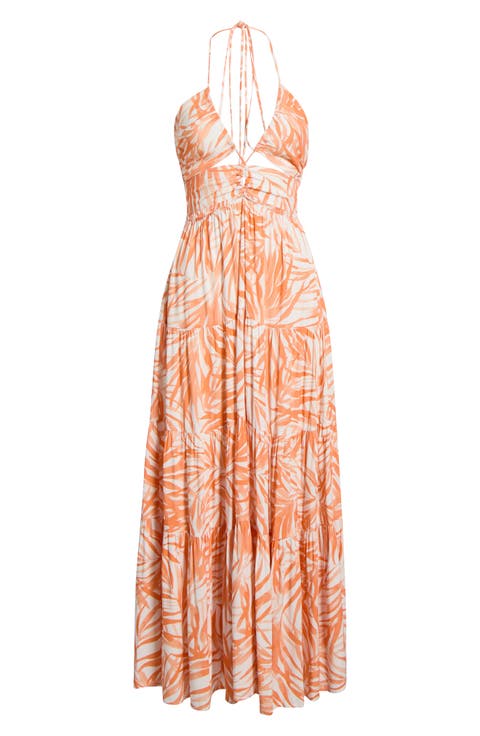 Cutout Cover-Up Maxi Dress