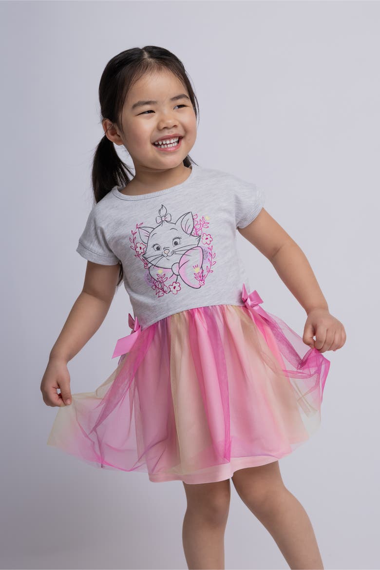 The Aristocats Marie Tutu Dress, Alternate, color, Marie Grey Pink