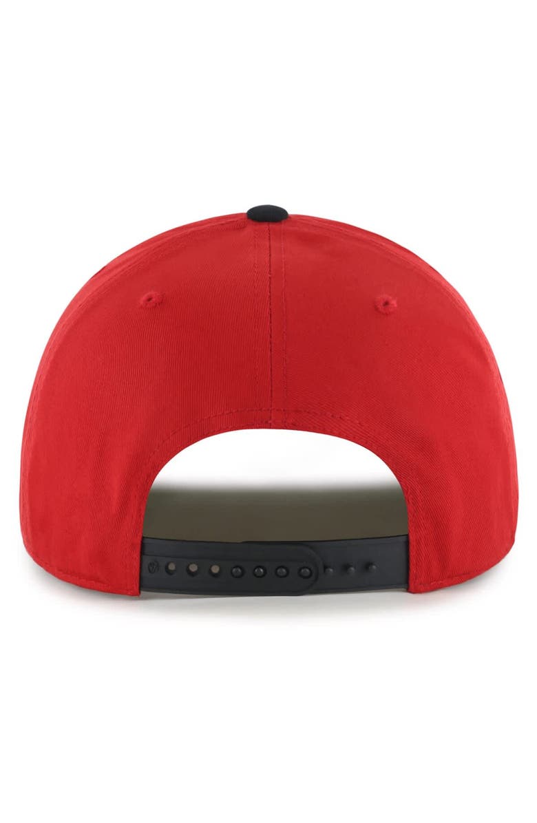 '47 Men's '47 Red Georgia Bulldogs Dropshadow Rope Hitch Adjustable Hat, Alternate, color, 