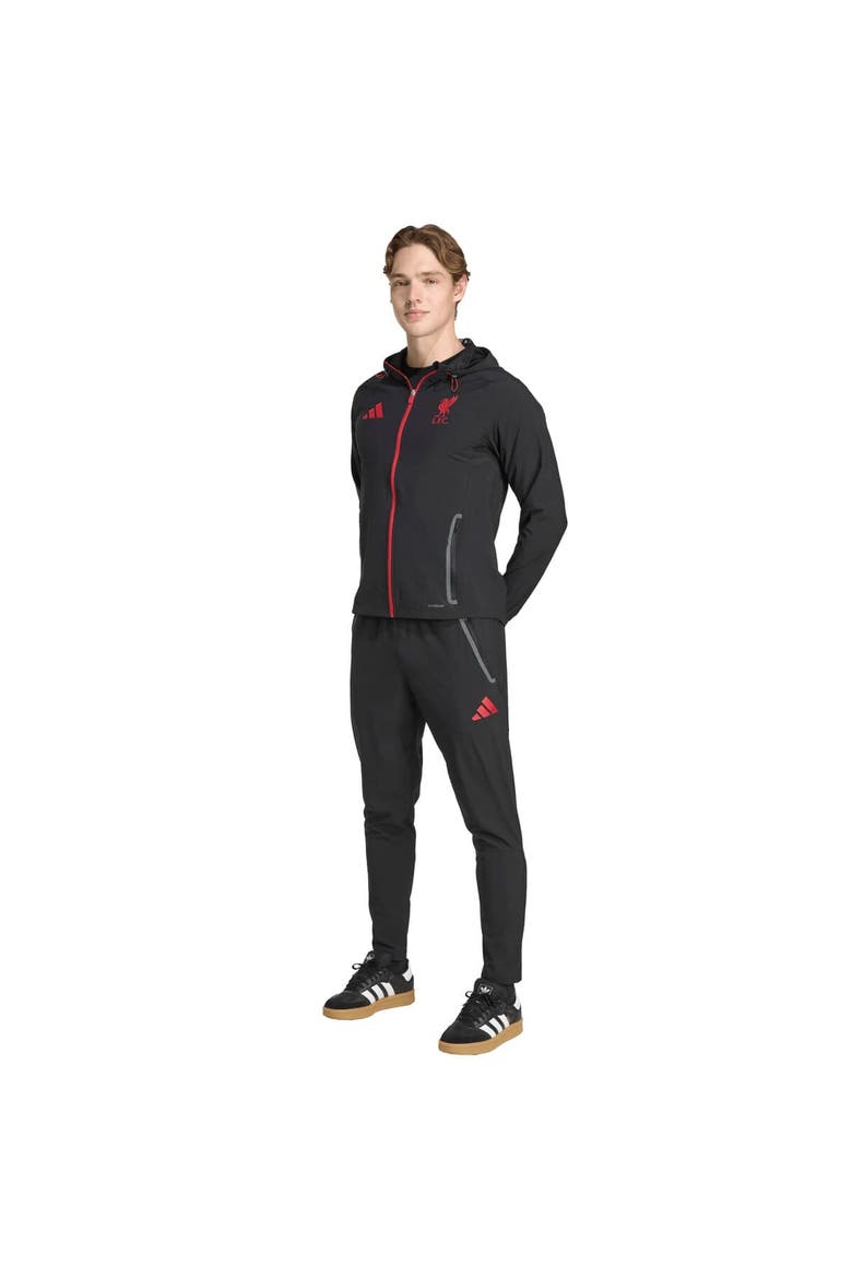 Men's adidas Black Liverpool 2025/26 Tiro Vis Tech Travel Pants, Alternate, color, Black