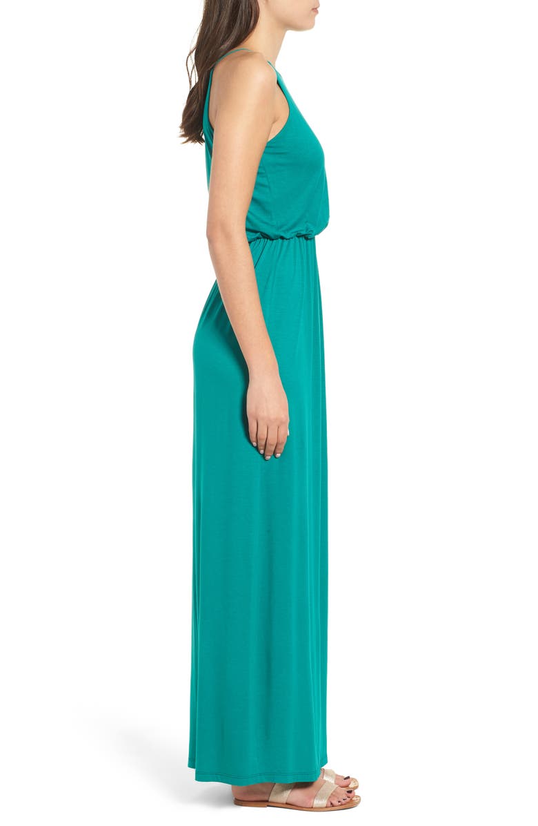 All in Favor High Neck Maxi Dress, Alternate, color,