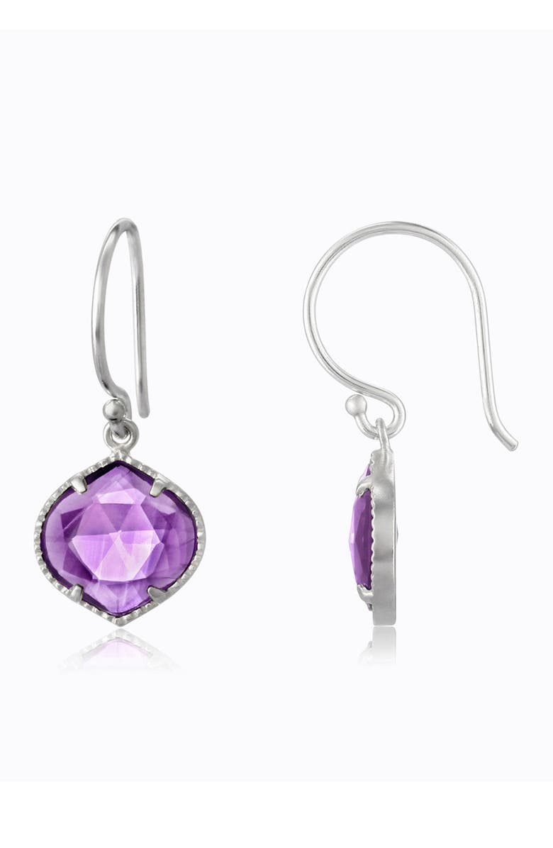 LEGEND AMRAPALI SILVER Sterling Silver Pallavi Amethyst Drop Earrings, Alternate, color, 