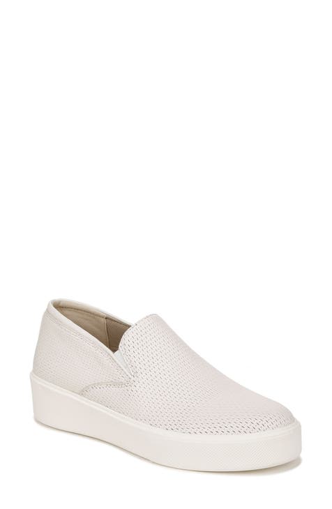 Nordstrom white fashion slip on vans