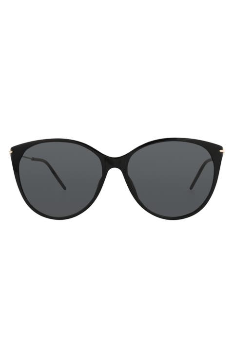 58mm Round Sunglasses