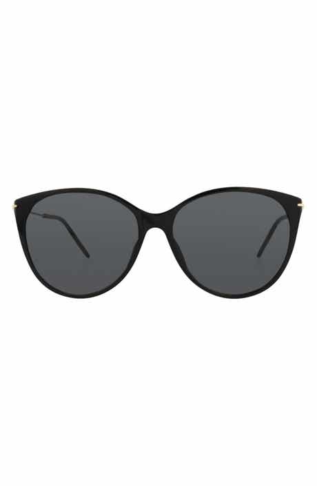 Gucci 58mm Round Sunglasses