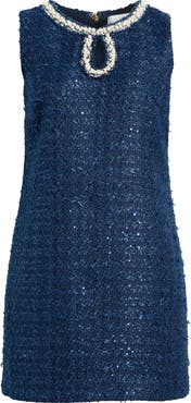 Lilly Pulitzer® Ronan Embellished Tweed Skirted Romper