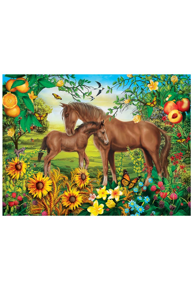 Neighs & Nuzzles 300 Piece Jigsaw Puzzle, Alternate, color, Multicolor