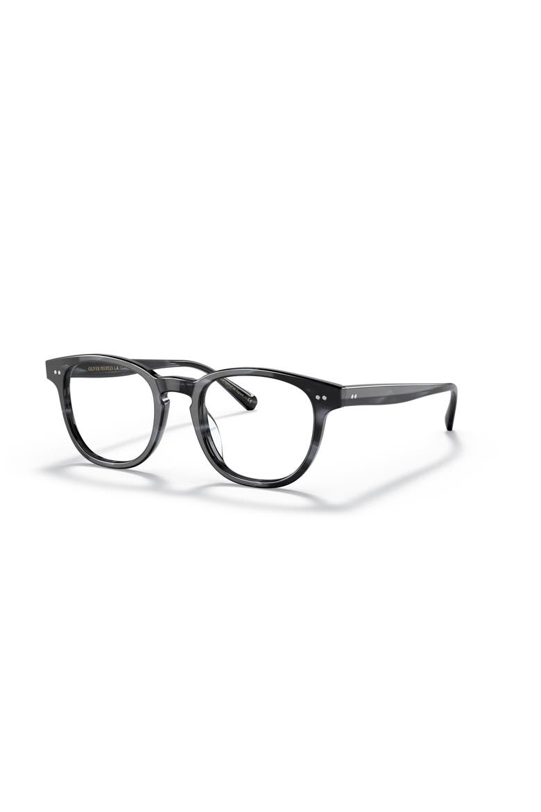 48mm Rectangle optical glasses, Main, color, Blue