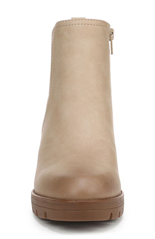 Naturalizer Madalynn Side Zip Bootie In Neutral