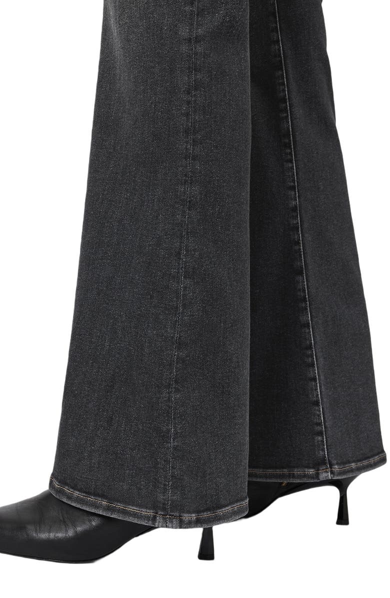 AllSaints Maisie Flare Jeans, Alternate, color, Washed Grey