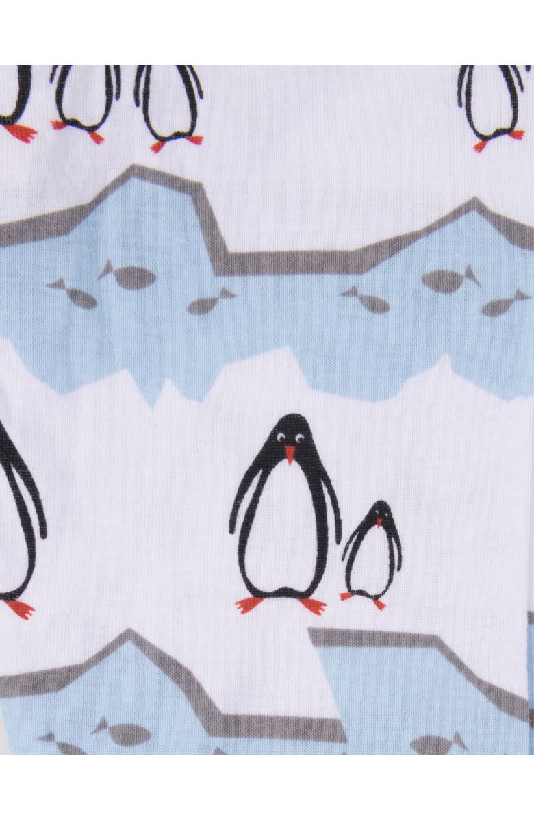 Leveret Two-Piece Cotton Matching Family Holiday Pajamas, Argyles & Holiday Prints, Alternate, color, Penguin