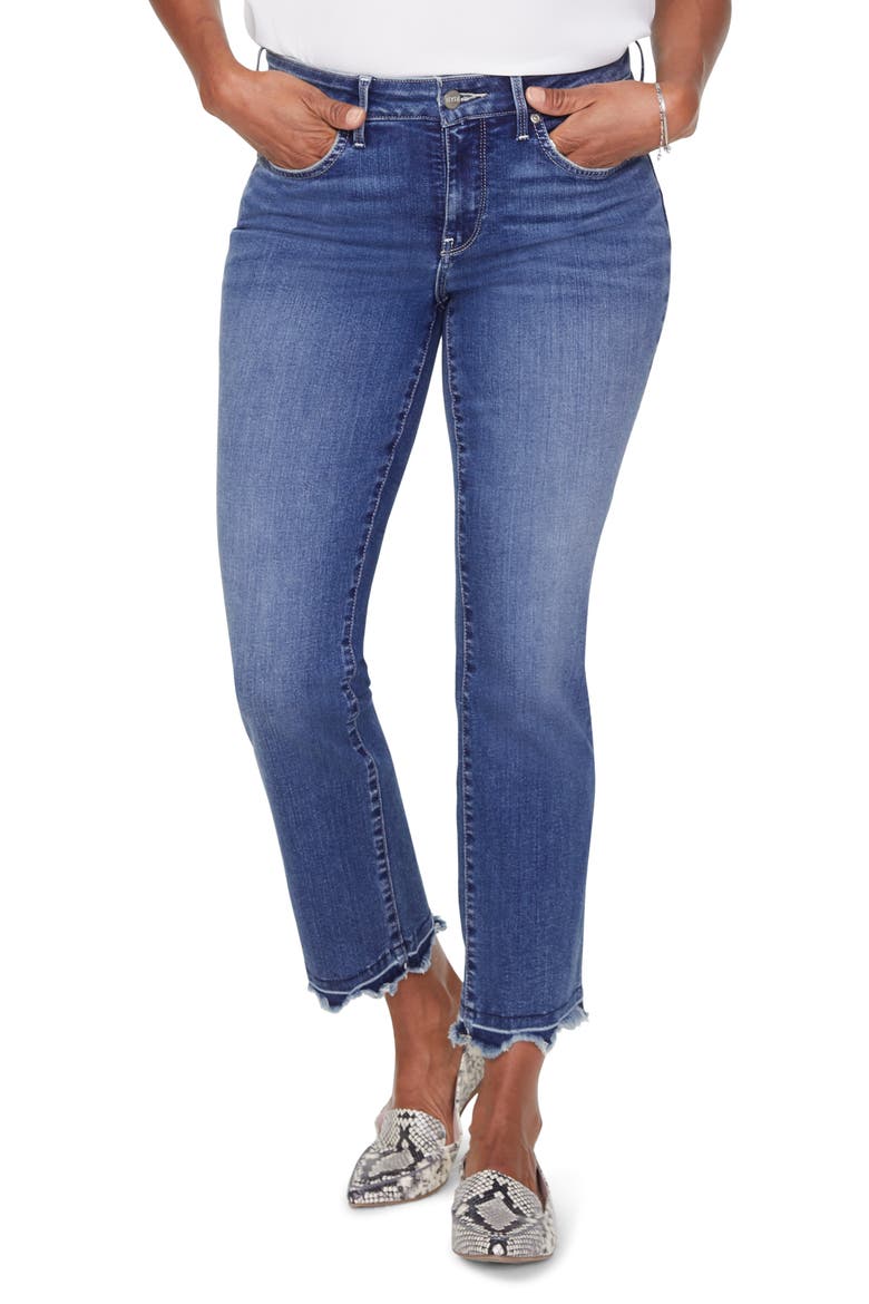 Marilyn Chewed Hem Ankle Jeans, Main, color, ALTON CHEWED HEM