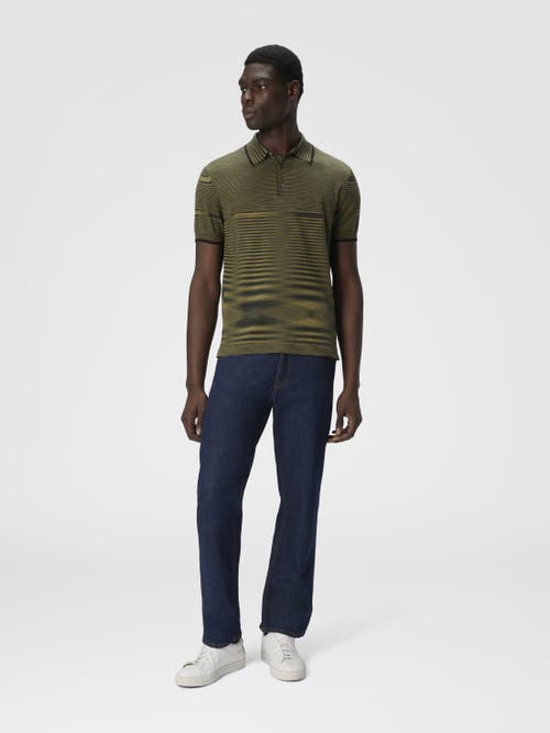 Missoni Cotton-blend Polo Shirt In Green