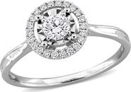 Julianna B. Lab-Grown Diamond Floating Halo Ring 14k