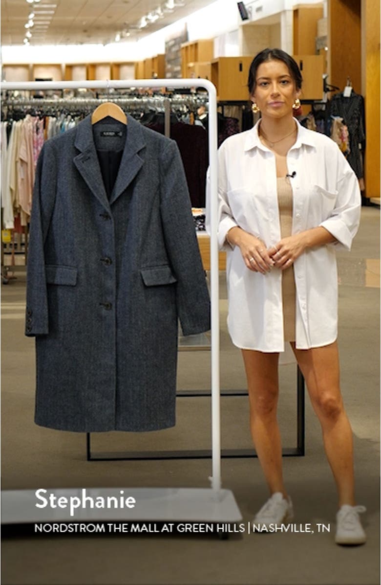 Herringbone Reefer Coat, sales video thumbnail