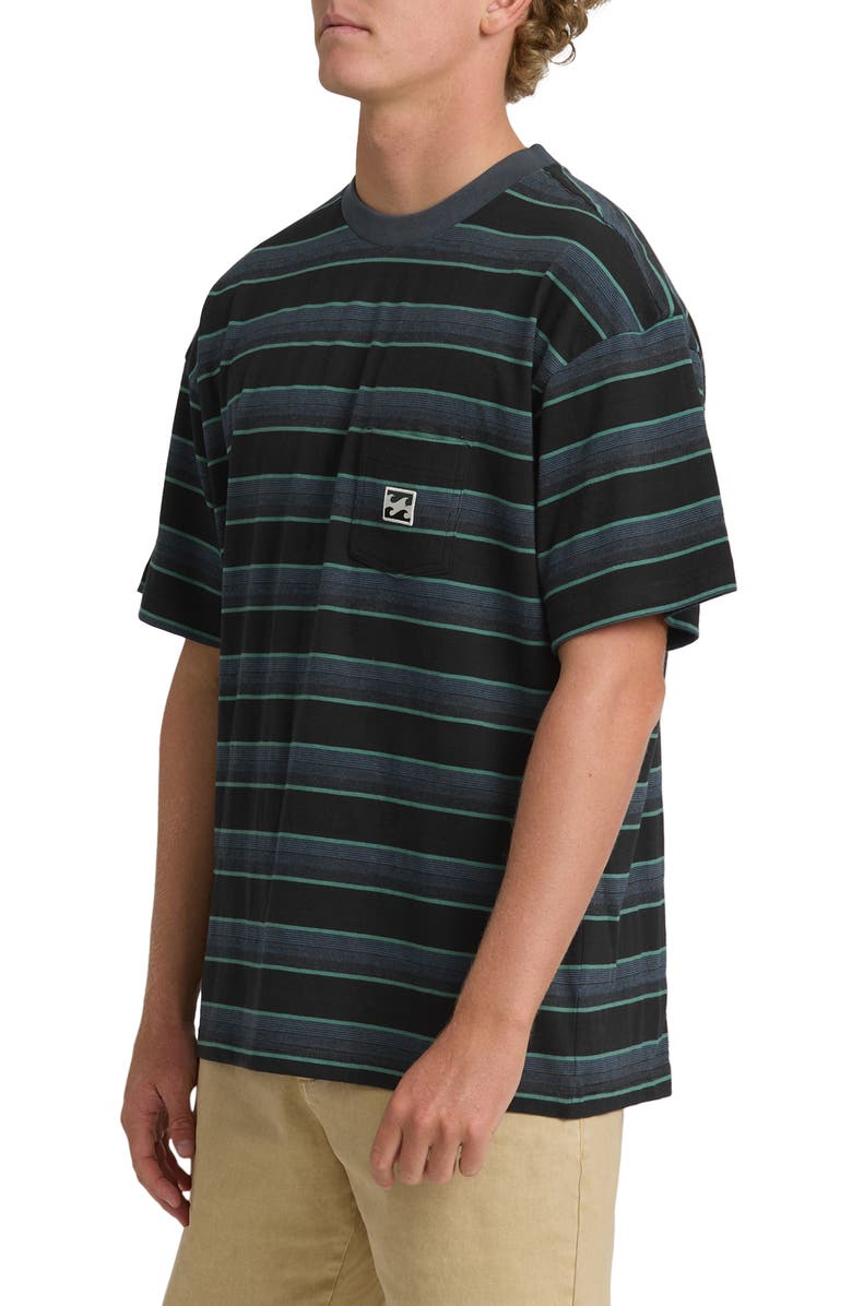 Billabong Baxter Oversize Stripe Pocket T-Shirt, Alternate, color, 