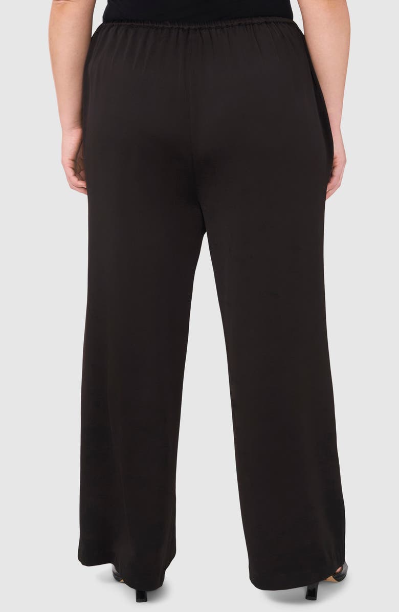 Halogen<sup>®</sup> Wide Leg Pull-On Pants, Alternate, color, Rich Black
