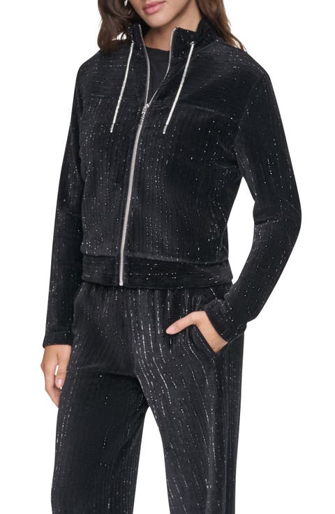 Metallic Track Jacket