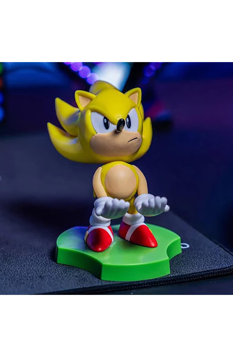 Exquisite Gaming Holdems Sega Super Sonic Earbud & Phone Holder, Alternate, color, Multicolored