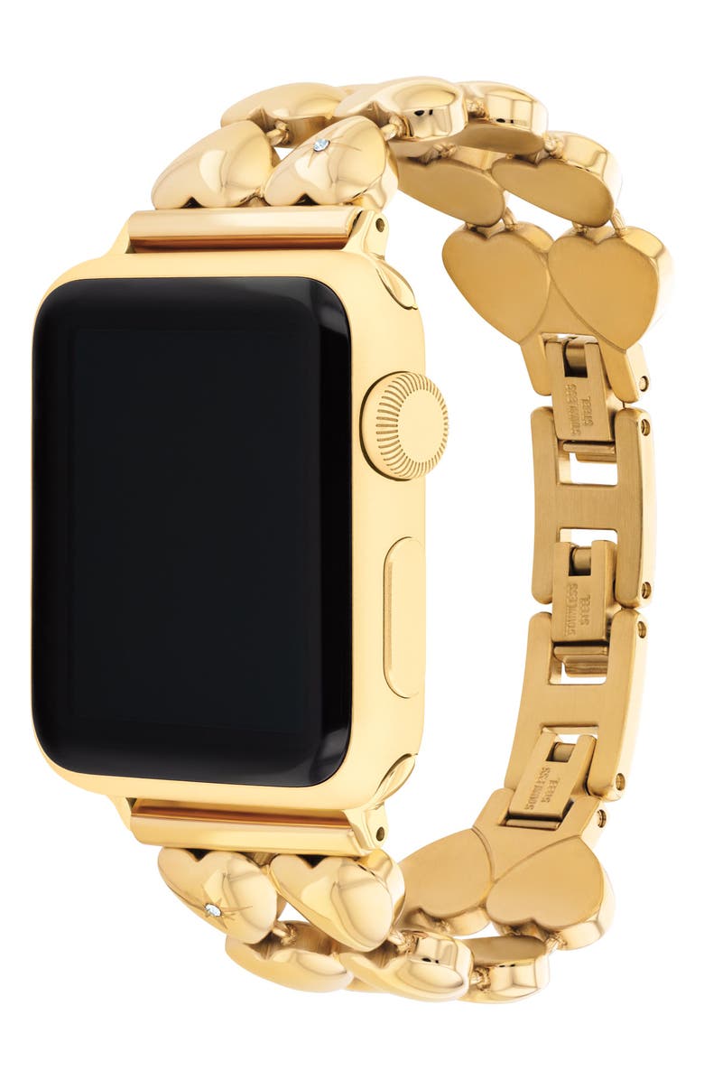COACH Stainless Steel 20mm Apple Watch<sup>®</sup> Bracelet Watchband, Alternate, color, 