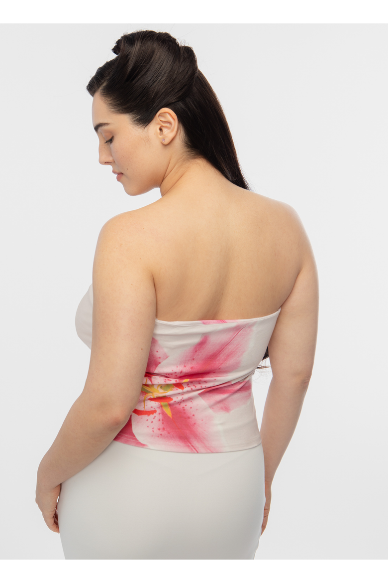 Lily Tube Top, Alternate, color, Lily