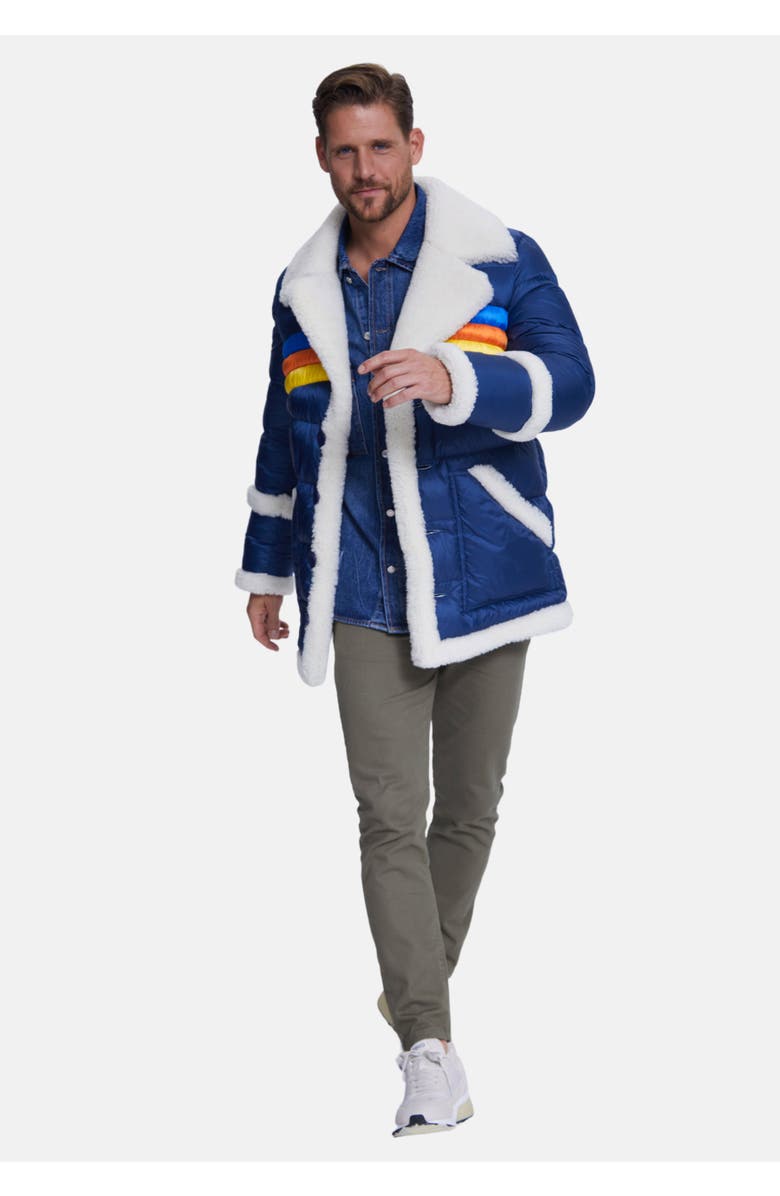 Furniq UK Joshua Puffer Coat, Alternate, color, White