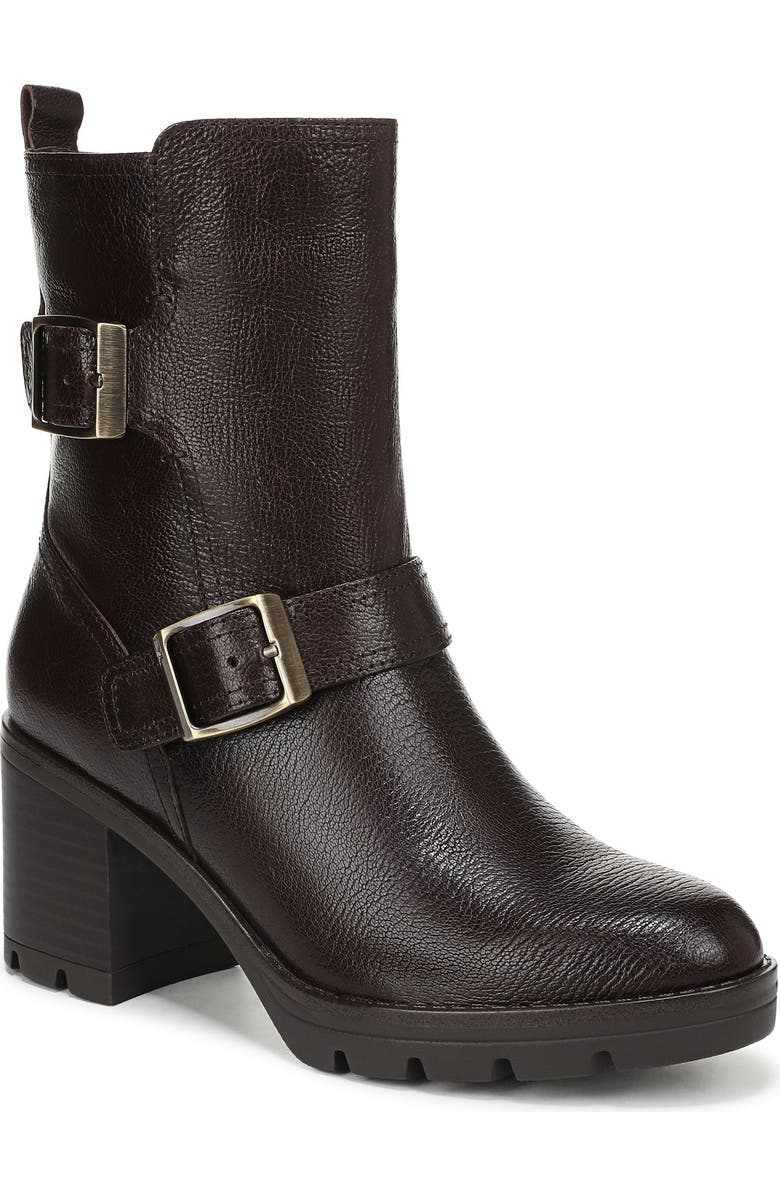 Naturalizer Vail Buckle Boot, Main, color, Chocolate