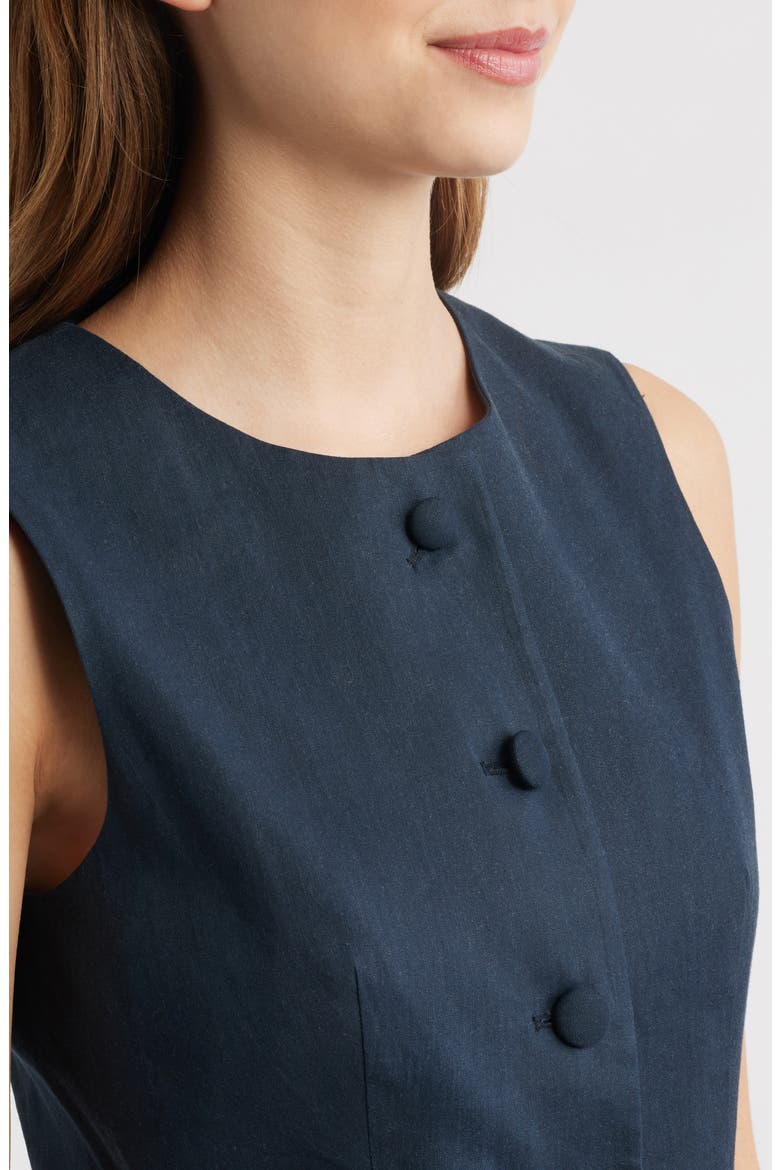 Slade Linen Blend Vest, Alternate, color, SAL
