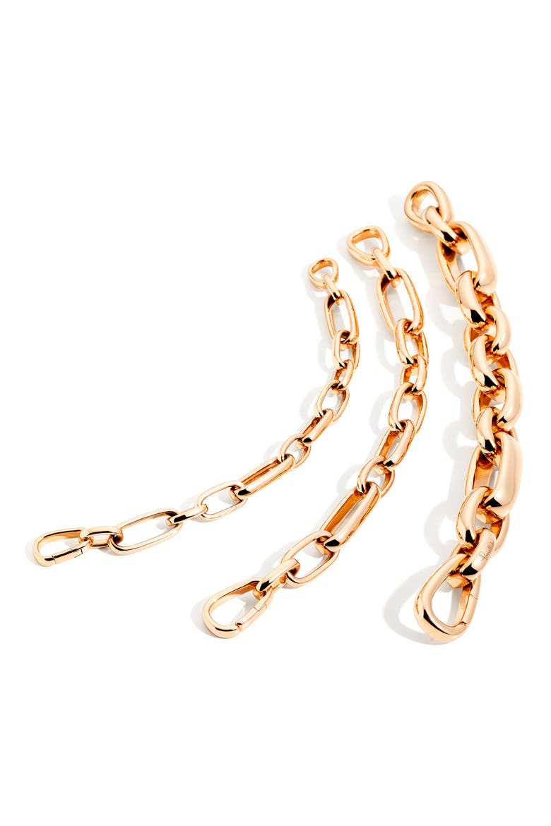 Iconica Extraslim Chain Bracelet, Alternate, color, 18KRG