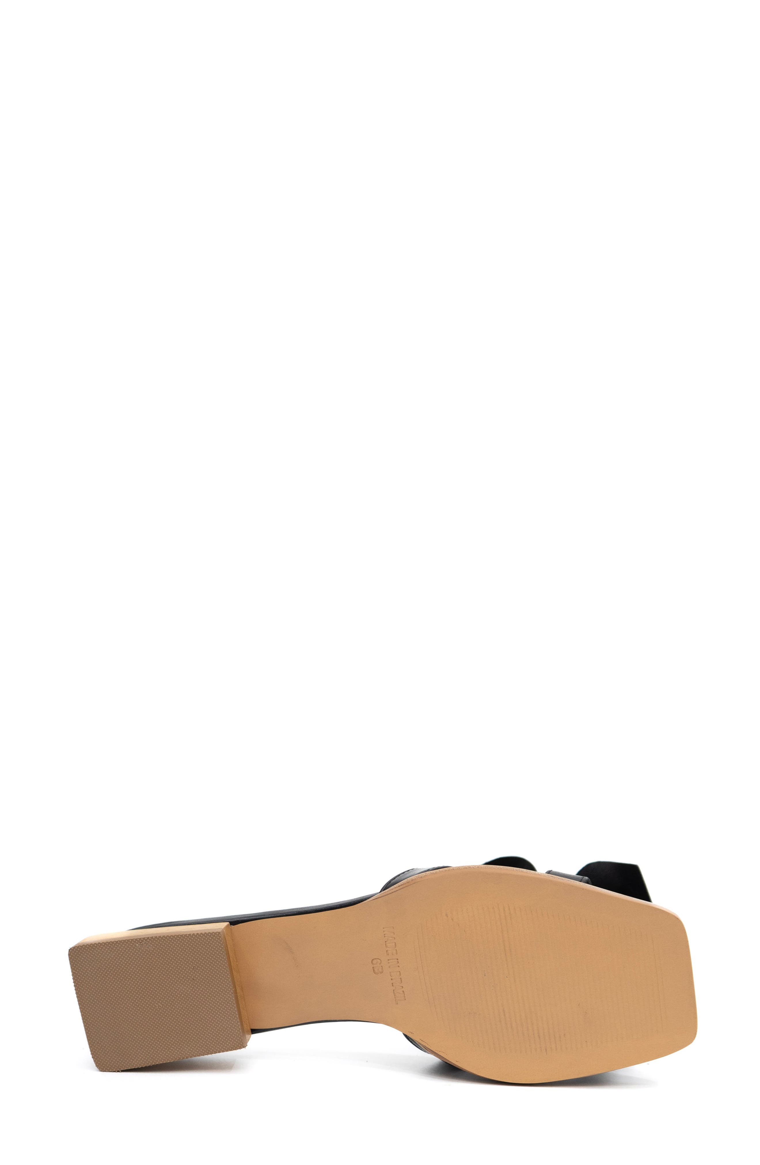 Blossom Slide Sandal, Alternate, color, BLACK