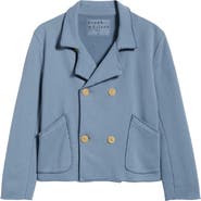 Frank & Eileen Mini Belfast Crop Knit Peacoat