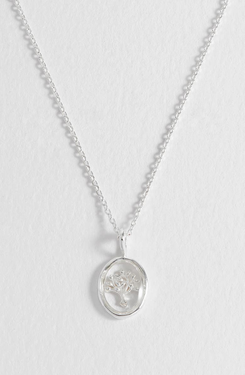 Estella Bartlett Tree of Life Pendant Necklace, Alternate, color, Silver