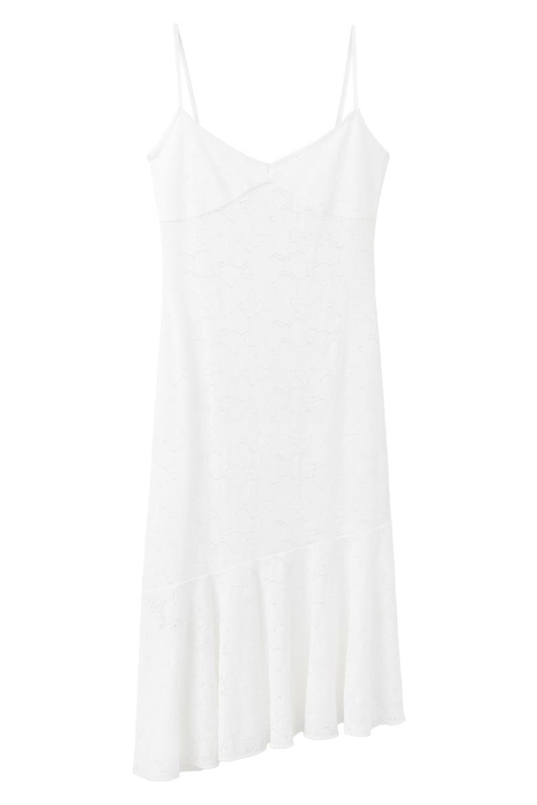 Openwork Embroidered Midi Dress, Alternate, color, WHITE