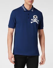 PHILIPP PLEIN Polo Shirt Ss Skull&Amp;Bones Men