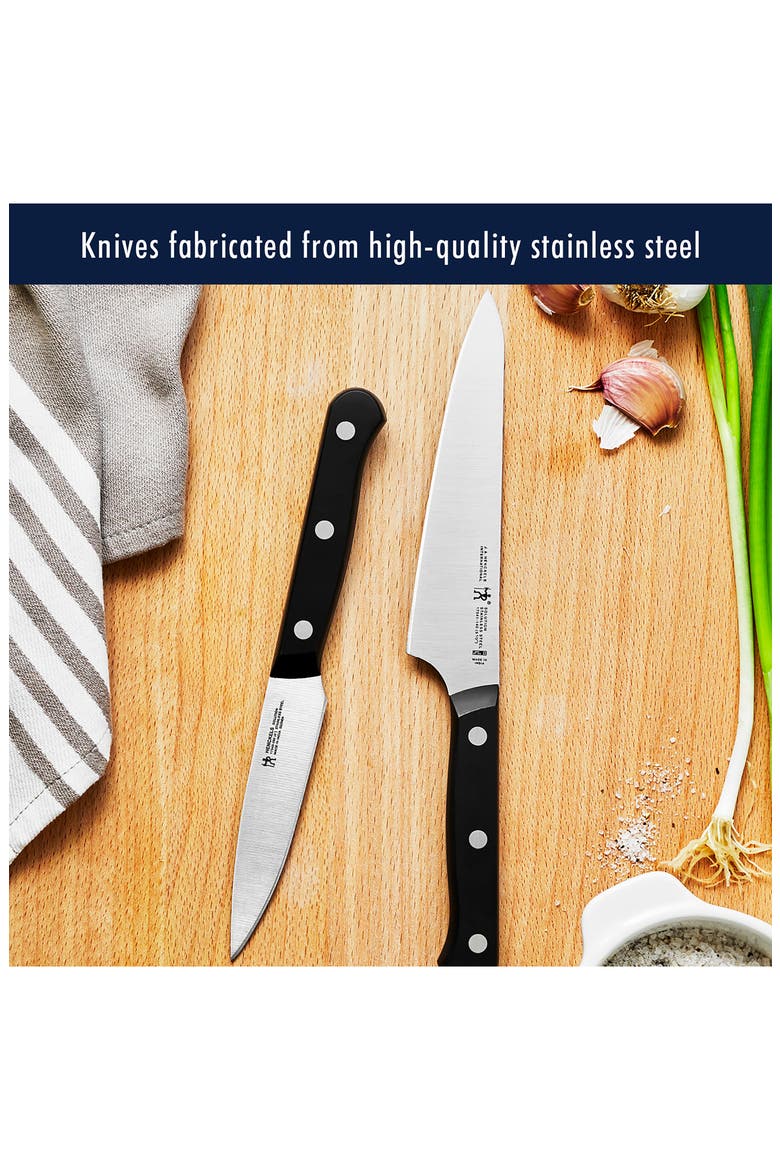 Solution 10-Piece Knife Block Set, Alternate, color, BLACK