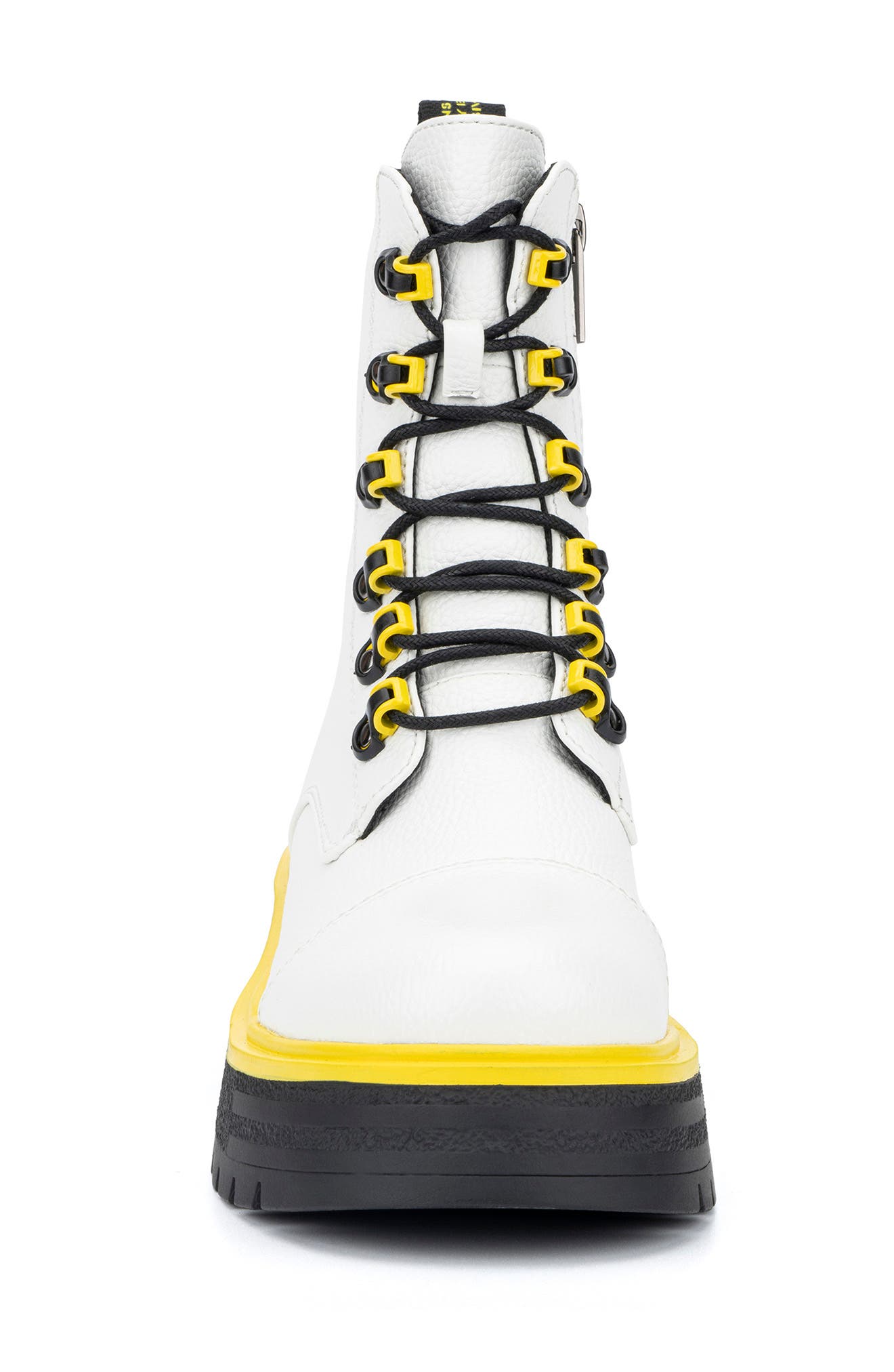 TORGEIS Sandy Side Zip Combat Boot, Alternate, color, White