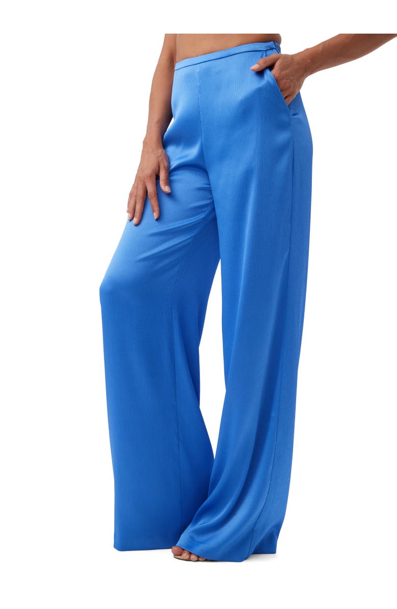 Trina Turk Tavia Wide Leg Satin Pant, Alternate, color, 