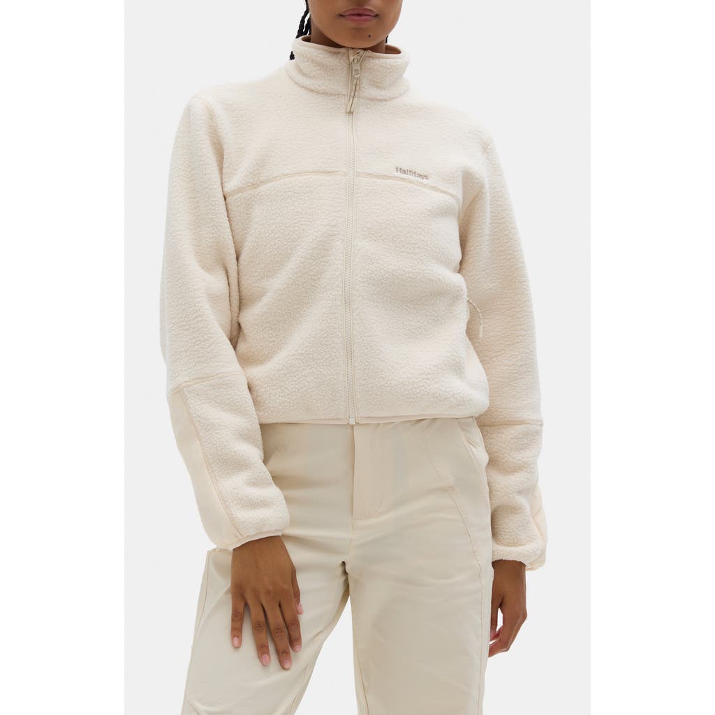 Halfdays Chapelle Water Repellent Fleece Jacket in Oatmilk  product