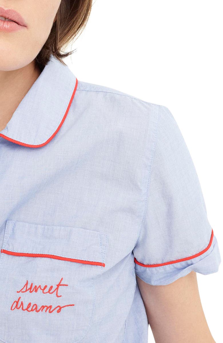 J.Crew Sweet Dreams Short Pajamas, Alternate, color, 