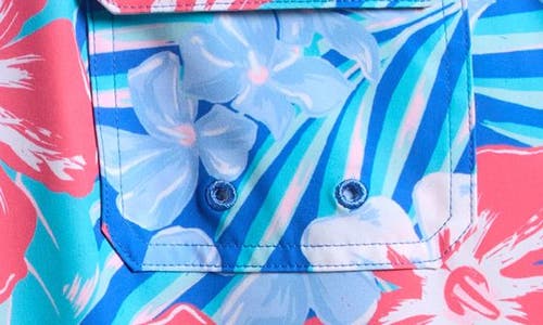 Vineyard Vines Kids' Chappy Beach Print Swim Trunks