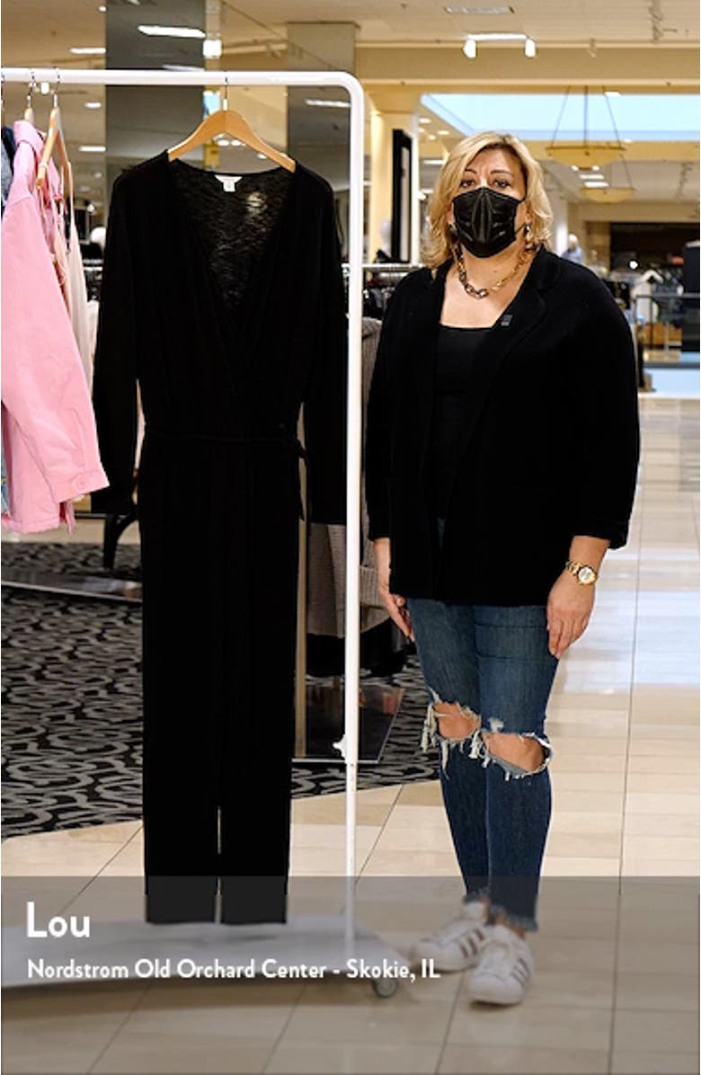 Surplice Tie Waist Jumpsuit, sales video thumbnail