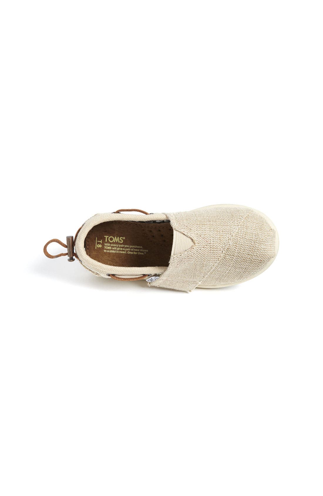 TOMS 'Bimini - Tiny' Burlap Slip-On, Alternate, color, 
