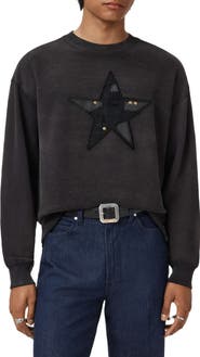John Varvatos Mended Star Sweatshirt