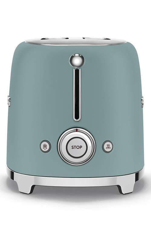 Smeg 50s Retro Style Two-slice Toaster In Blue