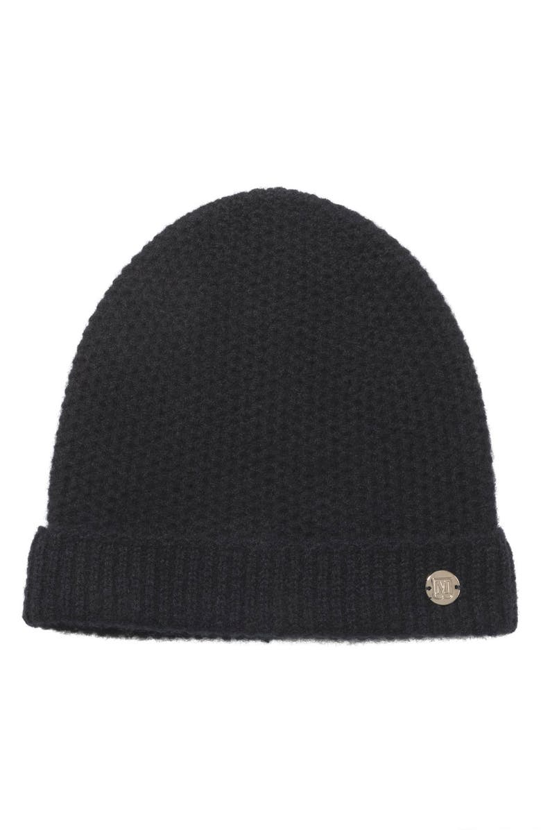 Bruno Magli Honeycomb Knit Cashmere Beanie, Main, color, 