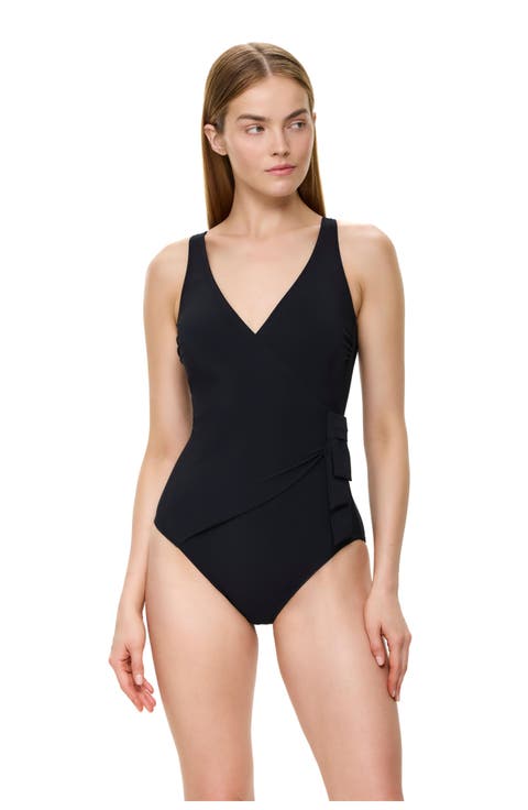 Modern Muse Surplice One Piece