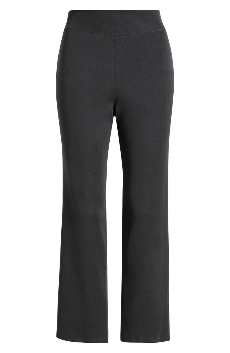 Ming Wang Pull-On Straight Leg Ankle Pants, Alternate, color, Granite