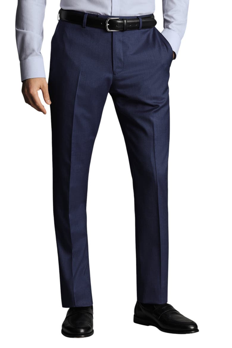 Ultimate Performance Sharkskin Suit Trousers, Main, color, Royal Blue