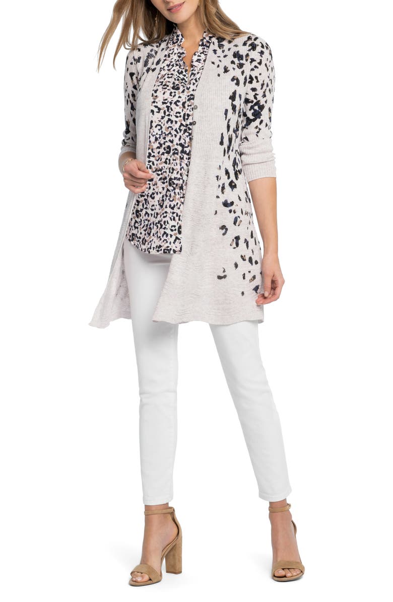 NIC+ZOE Cheetah Print Tank, Alternate, color, 