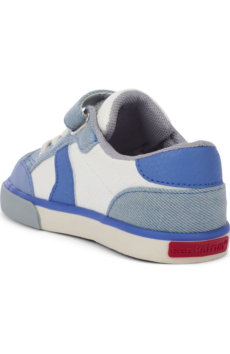 See Kai Run Kids' Connor Sneaker, Alternate, color, White/Washed Denim